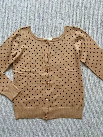 새상품급 인피니티 도트 무늬 가디건