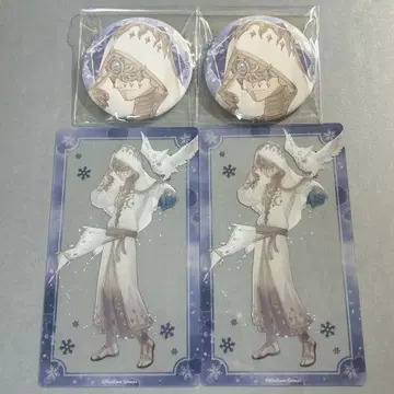 제5인격 눈 축제 캔뱃지&클리어 카드 점쟁이 일라이 클라크