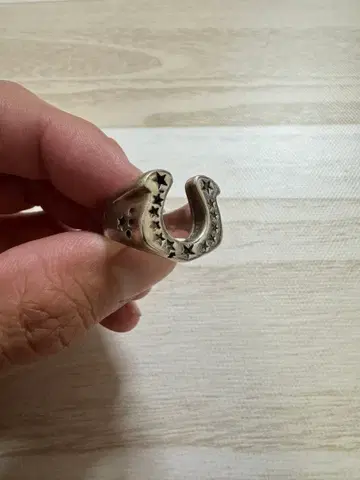 호스슈 링 실버 13~14호 실버 925