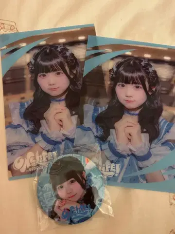 iLiFE! ilife 무지개 깃털 미니 캔뱃지 클리어 카드 세트