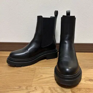 gu 라이트 볼륨 밑창 첼시 부츠 사이드 고어 부츠 사이즈 M