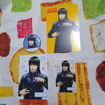 3년 Z반 긴파치 선생님 타워 레코드 헤드폰 ver. 가츠라 코타로 세트