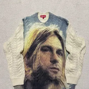 Kurt Cobain Sweater Supreme Supreme Kurt Cobain Sweater White M