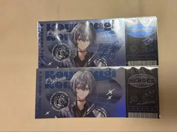 코야나기 로우 하프 기념일 티켓풍 카드