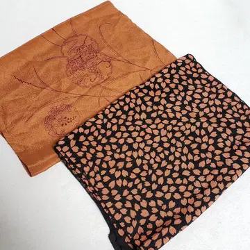 (0432) 오비 장식 천 2점 묶음 판매 기모노 일본 의류 잡화 인기