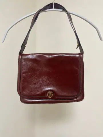 독일 GOLD PFEIL 골드 파일 가죽 숄더백 손거울 포함