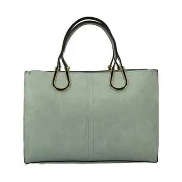 [새상품급] 2way 라이트 그린 에포메탈 데님 라이크 트라이컬러 백