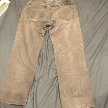 Wrangler 베이지 데님 팬츠 스트레이트