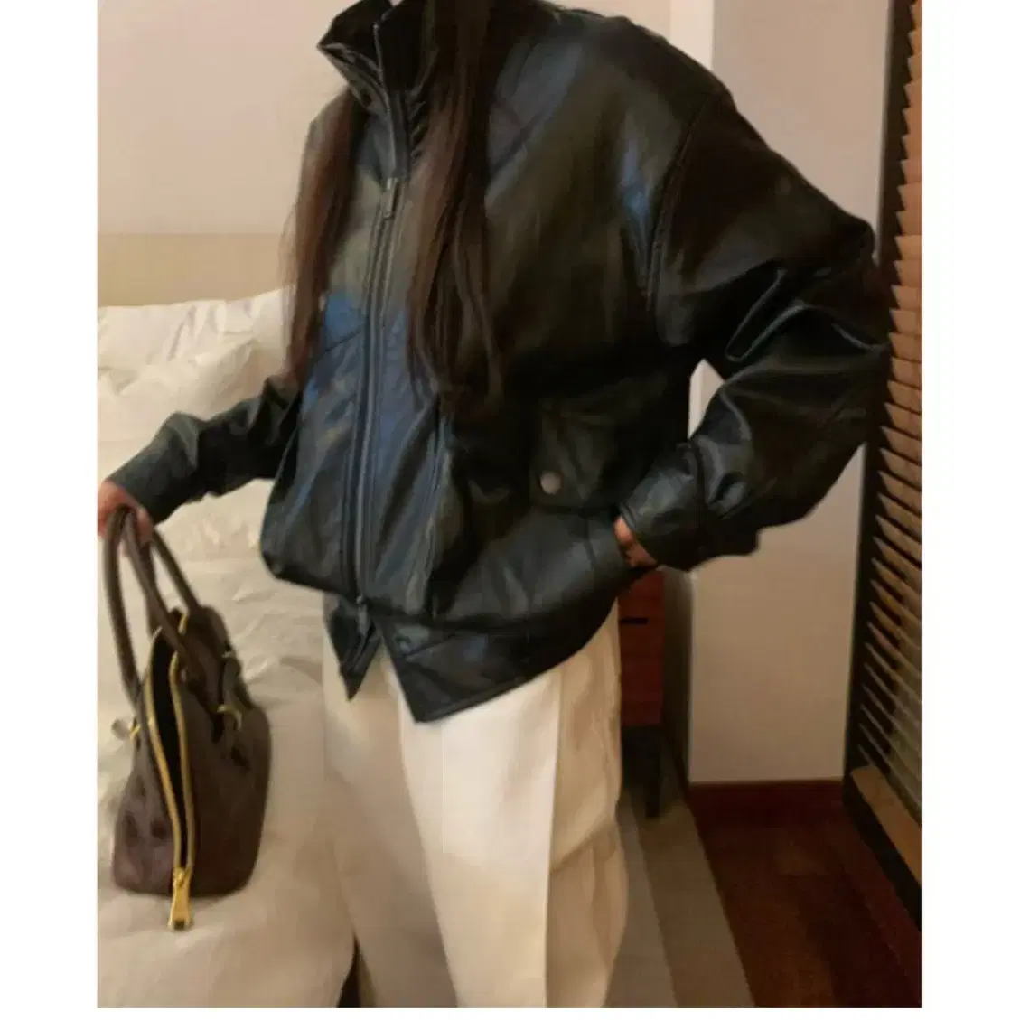 Bad Blue Eco Fur Pillow Bag Brown Pillow Bag #숄더백,#퍼백 on