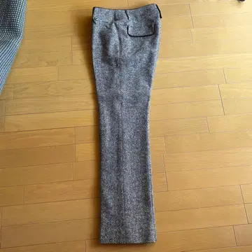 유키코 하나이 트위드 브라운 팬츠 가을/겨울 사이즈 10