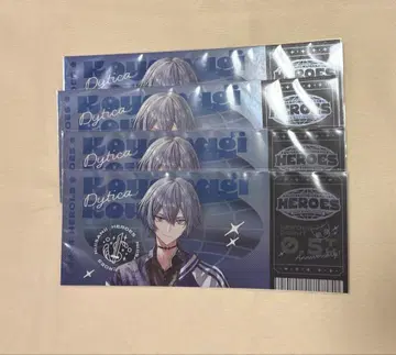 코야나기 로우 하프 기념일 티켓풍 카드