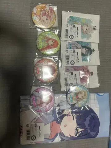 학마스 DMM 스크래치 캔뱃지 아크릴 키링 A3 포스터 포스터