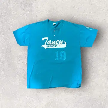 구제 의류 90s T셔츠 빈티지 러셀 블루 M