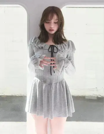 andmary Hana knit mini dress