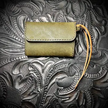 Heaven leather 코인 케이스 이탈리아 가죽 핸드메이드