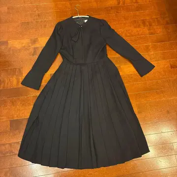 CELFORD 블랙 원피스 보타이 포함