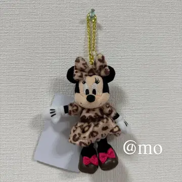 봉제 인형 참 미니 레오파드 무늬 레오파드 미니 브라운