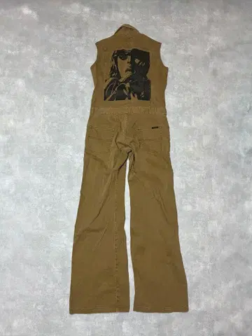 90s hysteric 점프수트 슬리브리스 베이지