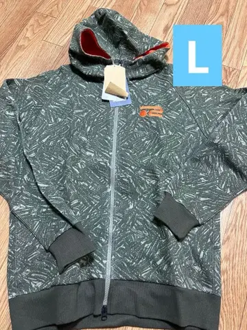 로사센 후드 부착 지퍼 개폐 자켓