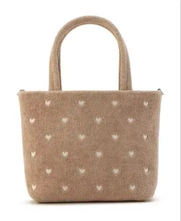 택 없음 완판템 러브러리 하트 토트백 베이지 페이러