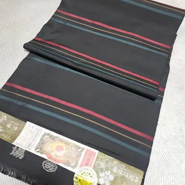 도키에몬 오시마 바퀴 매화 격자 보관품 하자 있음 옷감