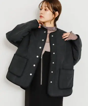 센스 오브 플레이스 퀼팅 숏코트