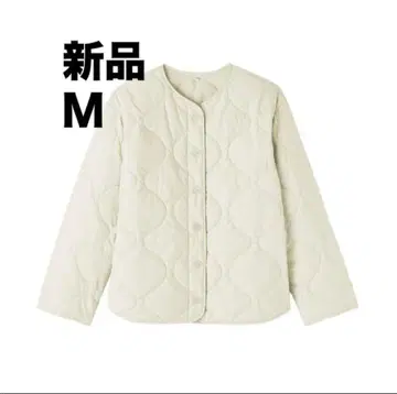 이번 시즌 모델 무인양품 포근한 솜 퀼팅 자켓 여성 M 아이보리