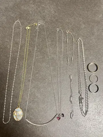 유품 정리 액세서리 목걸이 반지 반지