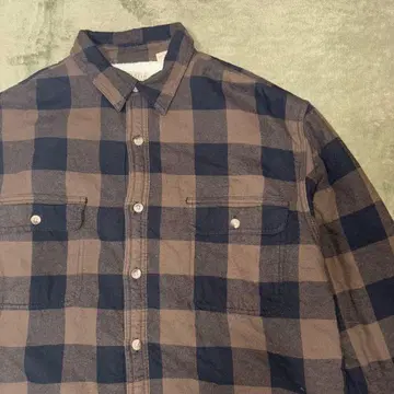 RED HEAD 블록 체크 셔츠 자켓 보아 안감 XL 빈티지
