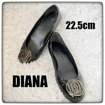 [ 새상품급 ] DIANA 다이애나 D 모티브 플랫슈즈 22.5cm