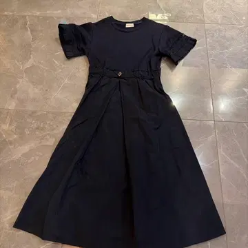 MONCLER 네이비 티셔츠 원피스 반팔