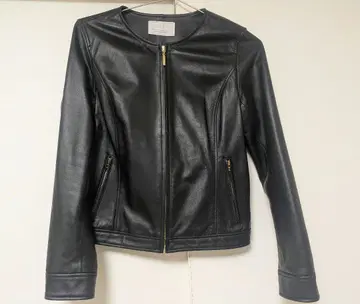 [ 천연 가죽 ] 노카라 램 가죽 자켓 블루종 라이더스