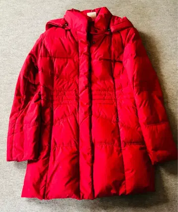 LE SOUK 빨간색 여성용 다운 코트