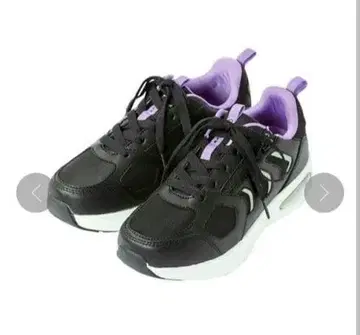 [ 새상품 미사용 ] 외출 방수 에어힐 스니커즈 ( 블랙 ) 22.5cm