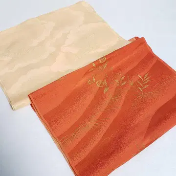 (0436) 오비 장식 천 2점 묶음 판매 기모노 일본 의류 잡화 인기