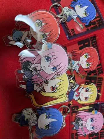 봇치 더 록! 키링과 코스터 세트