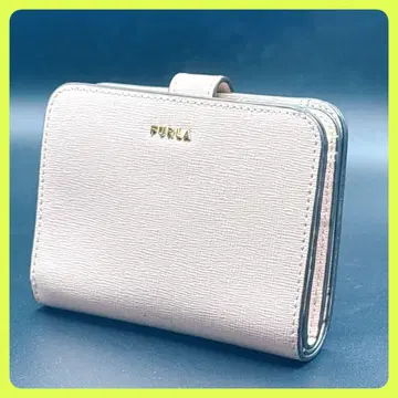 새상품급 훌라 FURLA 핑크 가죽 2단 접이식 지갑