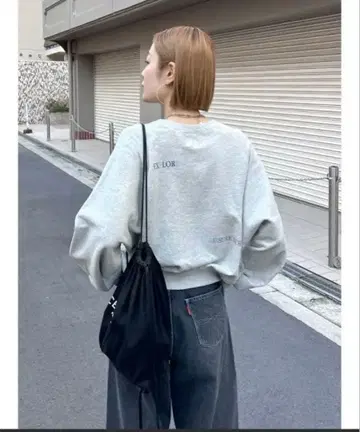 Ungrid 그레이 맨투맨 사이즈 F