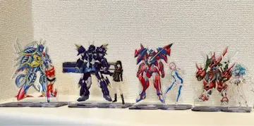 슈퍼로봇대전 하카바노가로 한정판 아크릴 스탠드 4체 세트