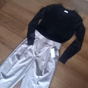 IENA 이에나 팬츠 라이트 그레이 미사용 택 포함