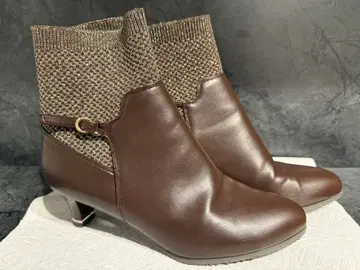 [새상품급] tehen 24.5cm 숏부츠 브라운