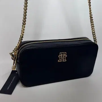 한정판 타미힐피거 체인 숄더 로고 미니 백