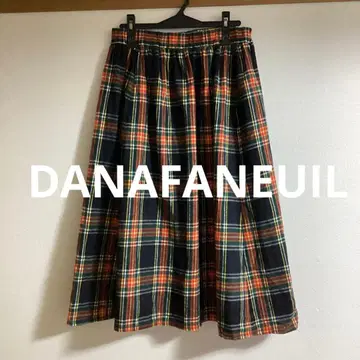 다나파눌 체크 스커트 DANAFANEUIL