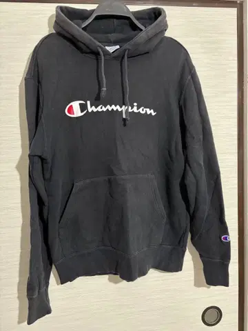 Champion 네이비 후드티 X-LARGE