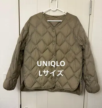 새상품급 유니클로 울트라 라이트 다운 릴랙스 자켓 카키 L