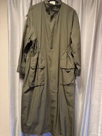 1er Arrondissement 프리미어 밀리터리 코트 롱