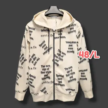 산타페 Santa Fe 종이 니트 로고 후드티 48 L v2@