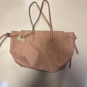 핑크 토트백 꽃 참 포함