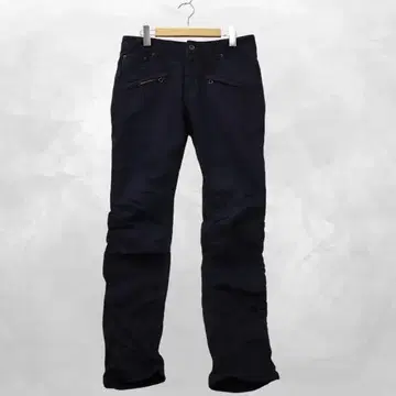 빅존 드로 코드 허리밴딩 테이퍼드 조거 데님 팬츠