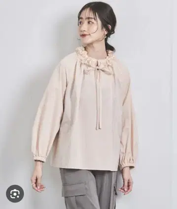 UNITED ARROWS 핑크 블라우스